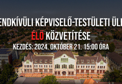 Rendkívüli képviselő-testületi ülés élő közvetítése 2024.10.21.