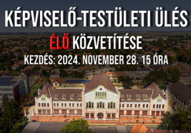 Képviselő-testületi ülés élő közvetítése 2024.11.28.