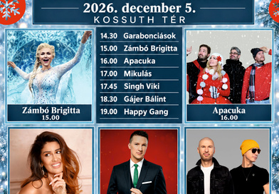 Sztárfellépőkkel és adventi programokkal vár a Város napja